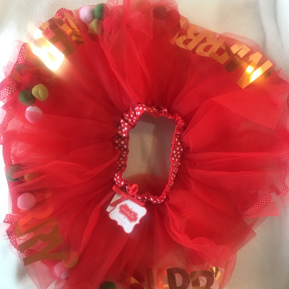 Mud Pie Christmas tutu - Picture 3 of 6